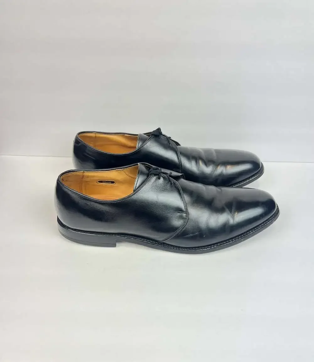 Vintage Allen Edmonds Durand Mens 15 B Black Leather Oxford Lace Up Dress Shoes